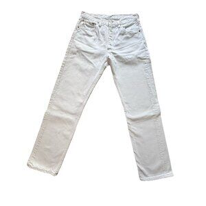 Levi’s 501 Women’s Jeans white Made in USA Vintage 1995 W32 L30 100% Cotton Nice